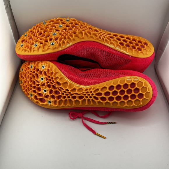Nike ZoomX Dragonfly Track Shoes Mens 15 CD4382-600 AtomKnit Spikes Pink Bag New - Picture 13 of 16